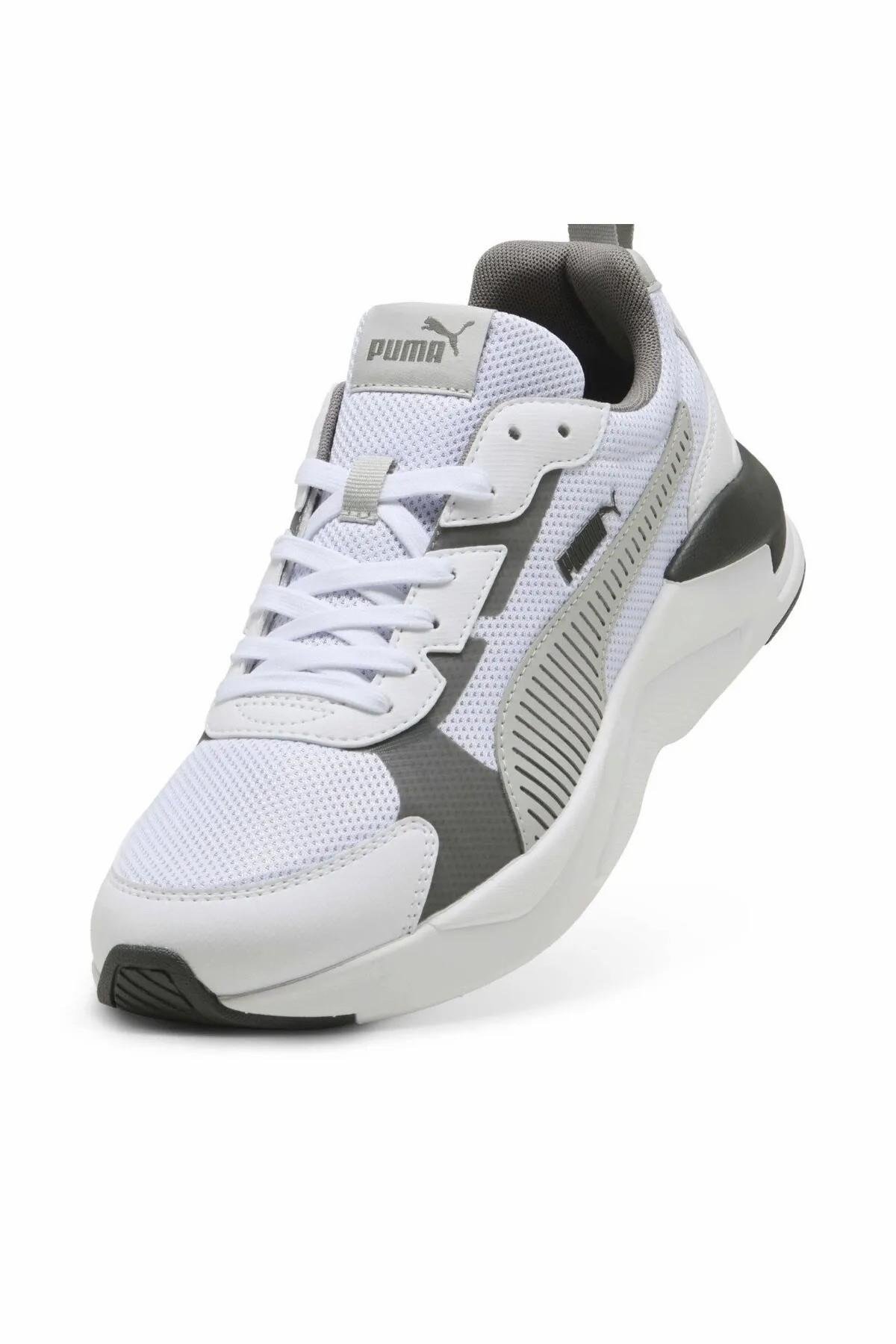 Puma X-Ray 3 LT Erkek Spor Ayakkabı Beyaz/Gri (40022902)