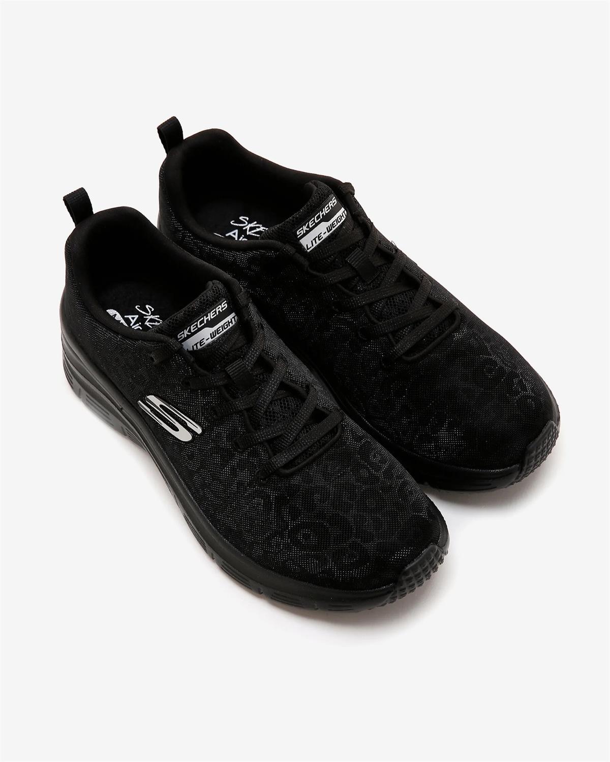 SKECHERS 88888179TK BBK FASHİON FİT Siyah