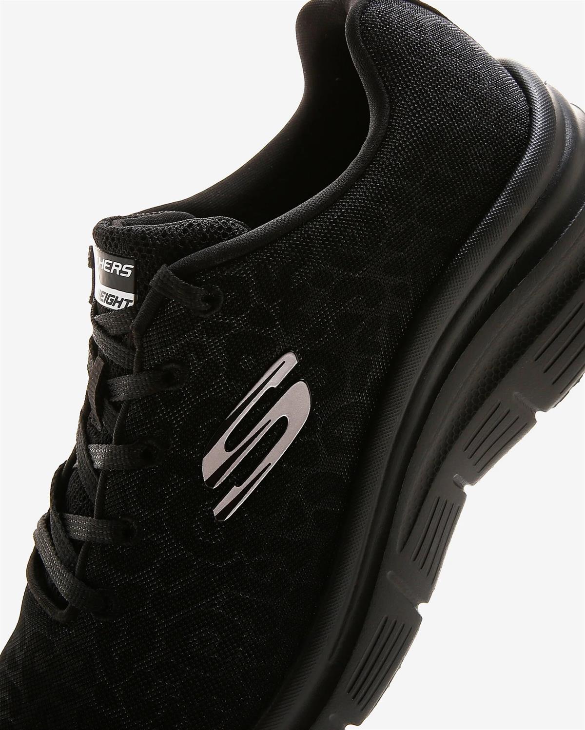 SKECHERS 88888179TK BBK FASHİON FİT Siyah
