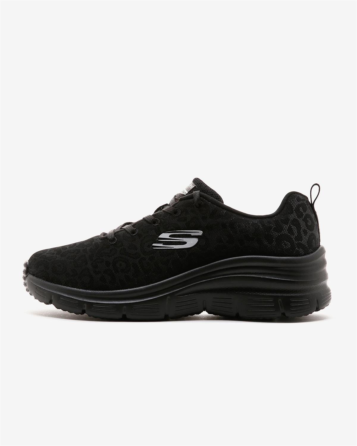 SKECHERS 88888179TK BBK FASHİON FİT Siyah