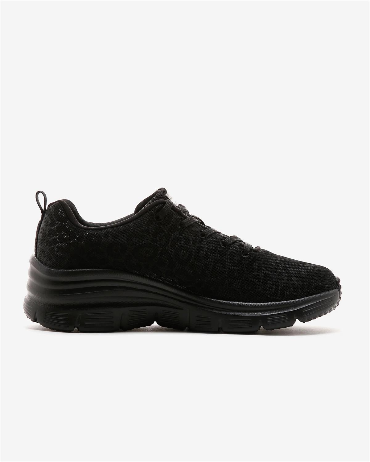 SKECHERS 88888179TK BBK FASHİON FİT Siyah