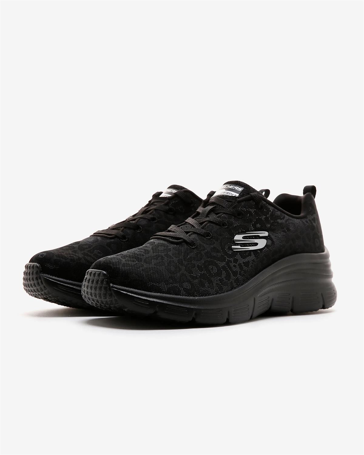 SKECHERS 88888179TK BBK FASHİON FİT Siyah