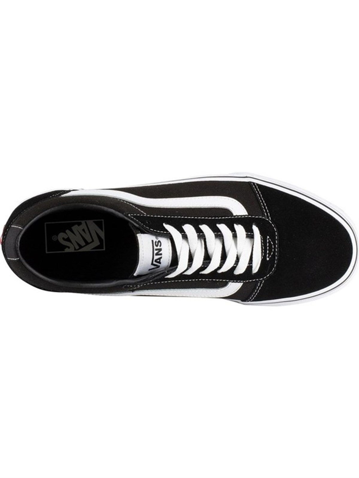 VANS Ayakkabı VN0A3IUNIJU1 WM Ward (Suede/Canvas) Black/White Leather