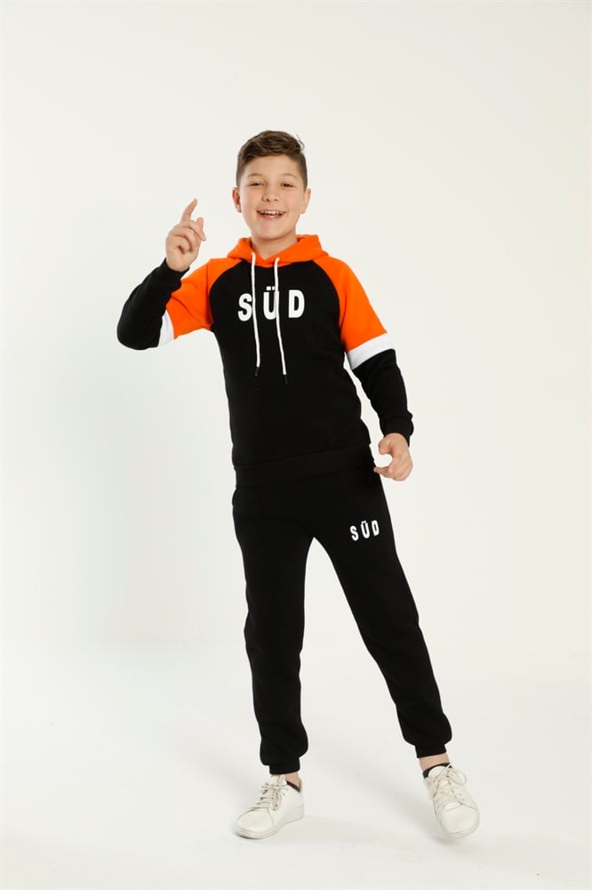 Çocuk 3 iplik kumaş kışlık pijama takımı
