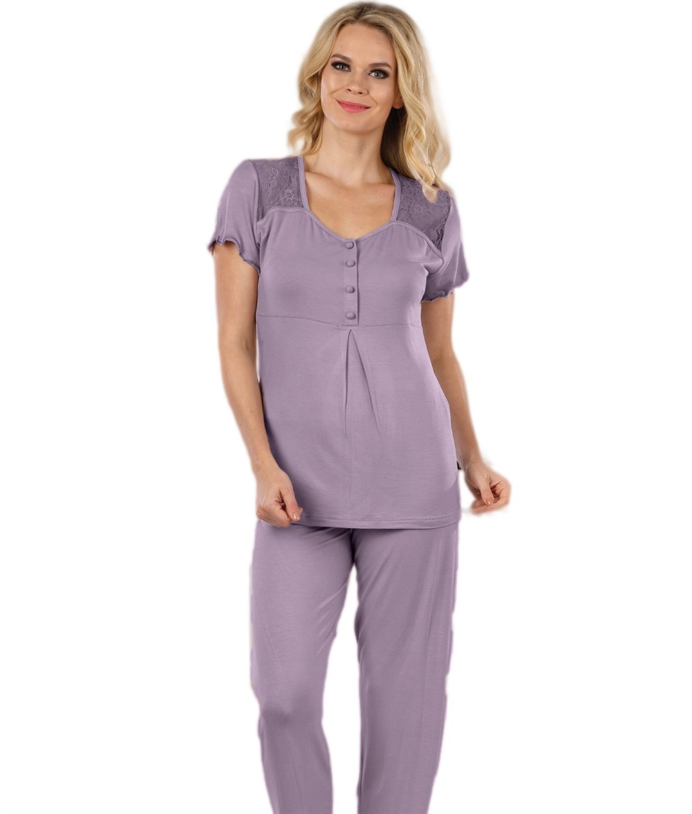 Kısa Kollu Kadın Pijama