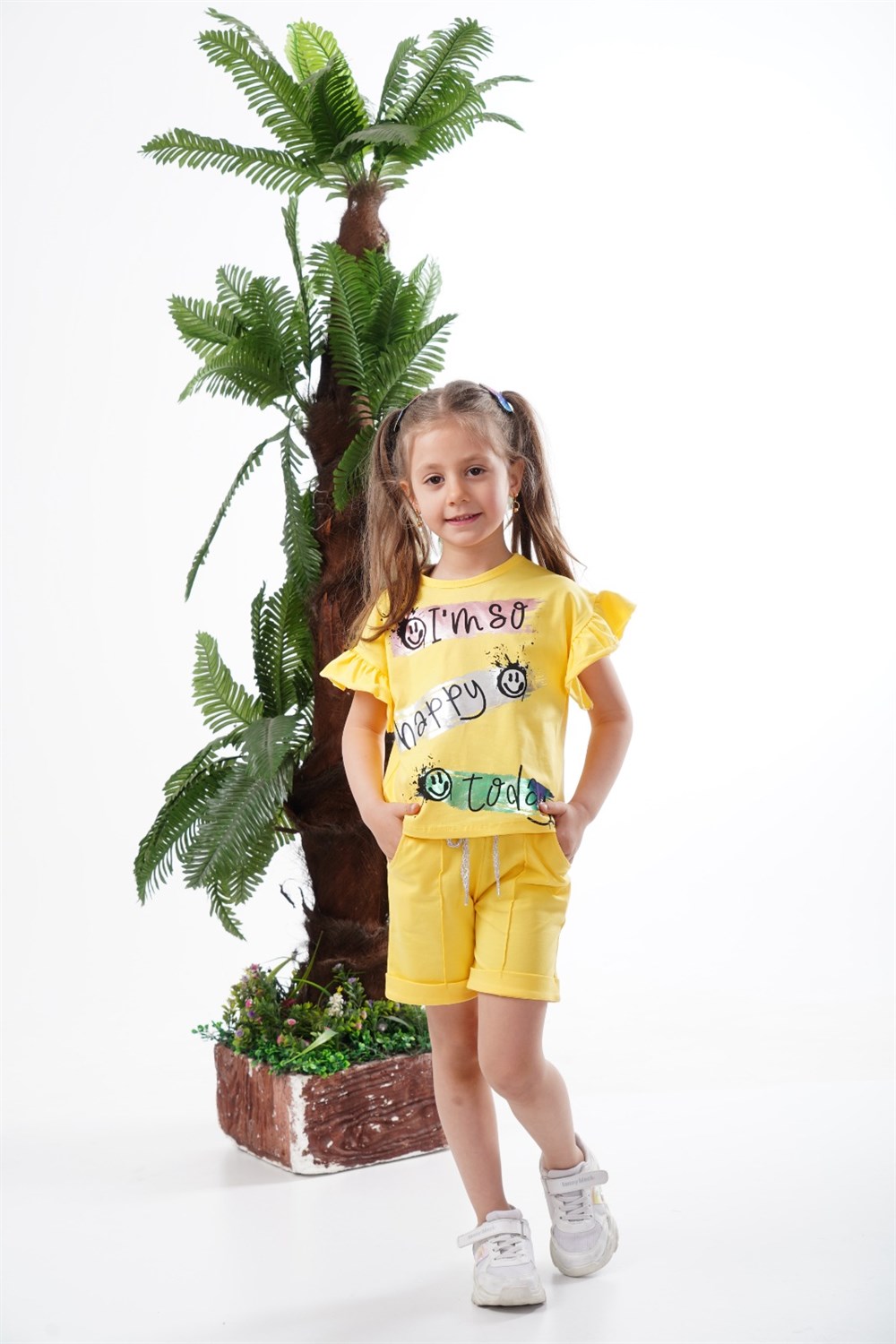 Kız çocuk şort takımı