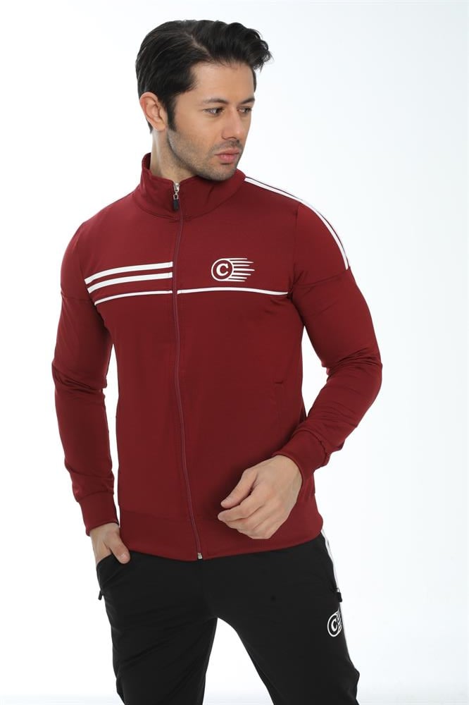 Spor Erkek Dalgç Mevsimlik Fermuarlı Eşofman Takımı