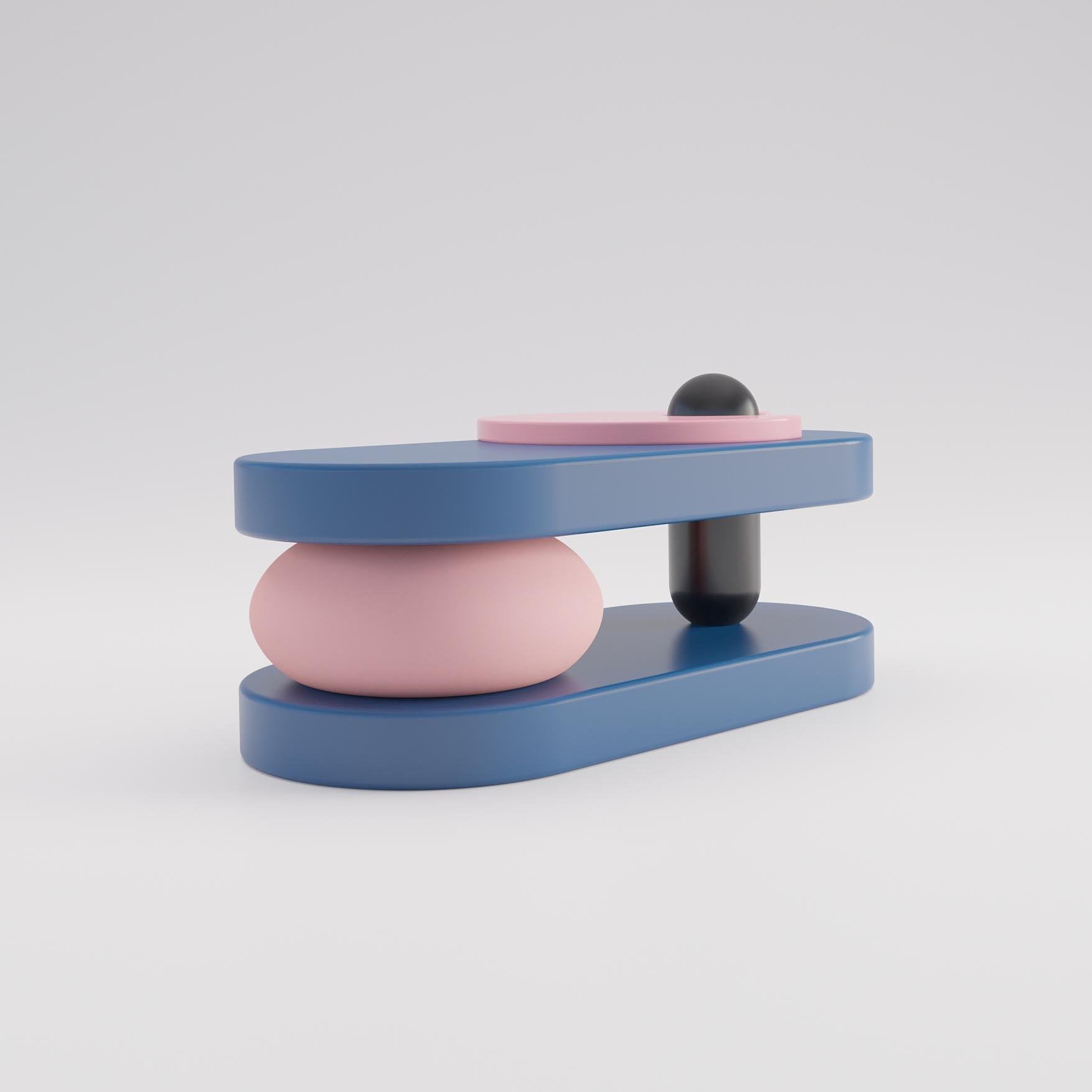 Blue Mellow Center Table