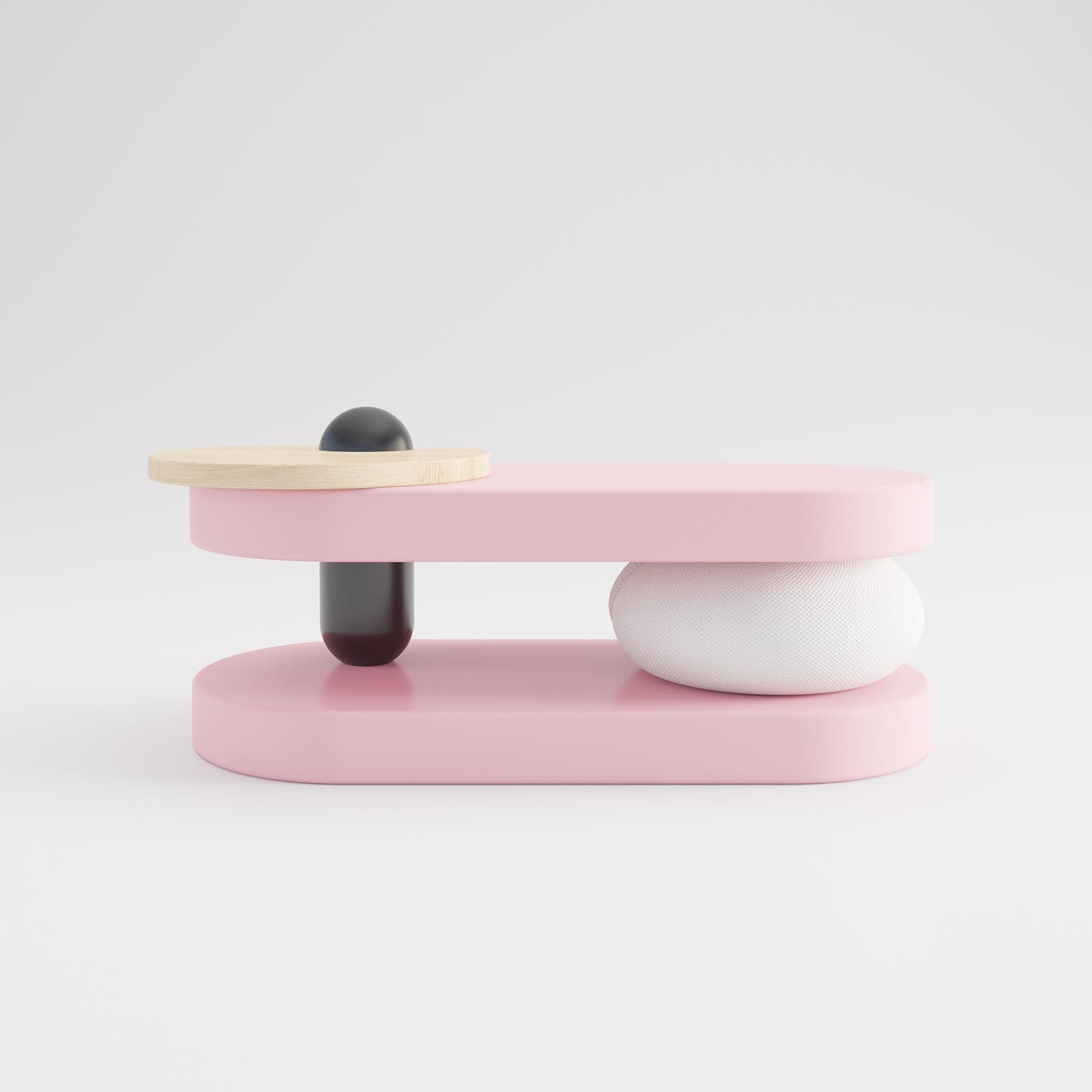 Pembe Mellow Orta Sehpa 