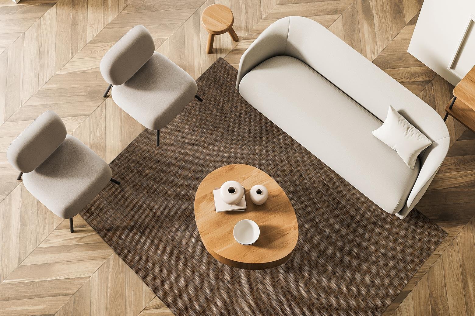 Dokuma Halı Horizon Espresso