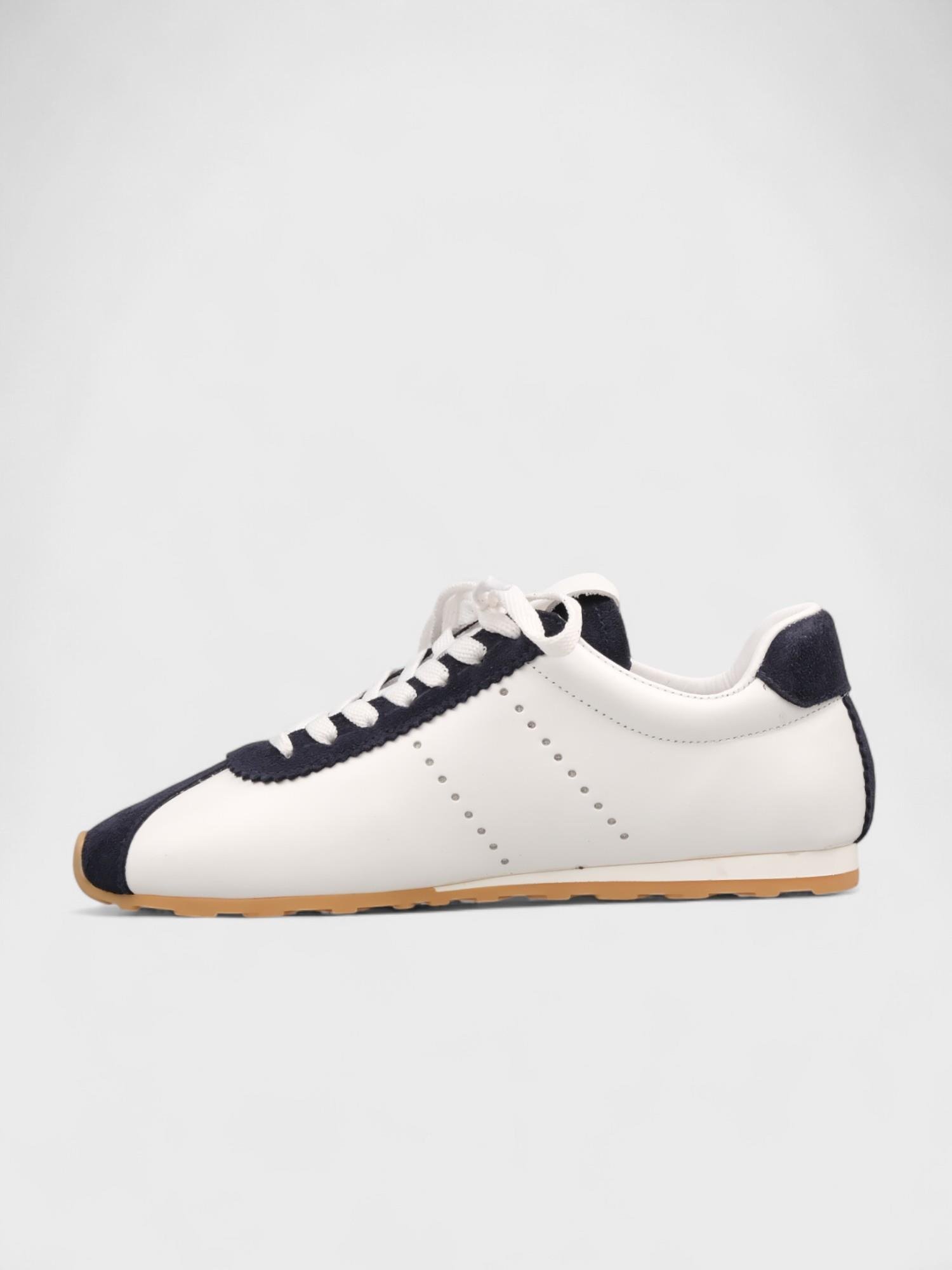 - Beyaz-Lacivert Süet