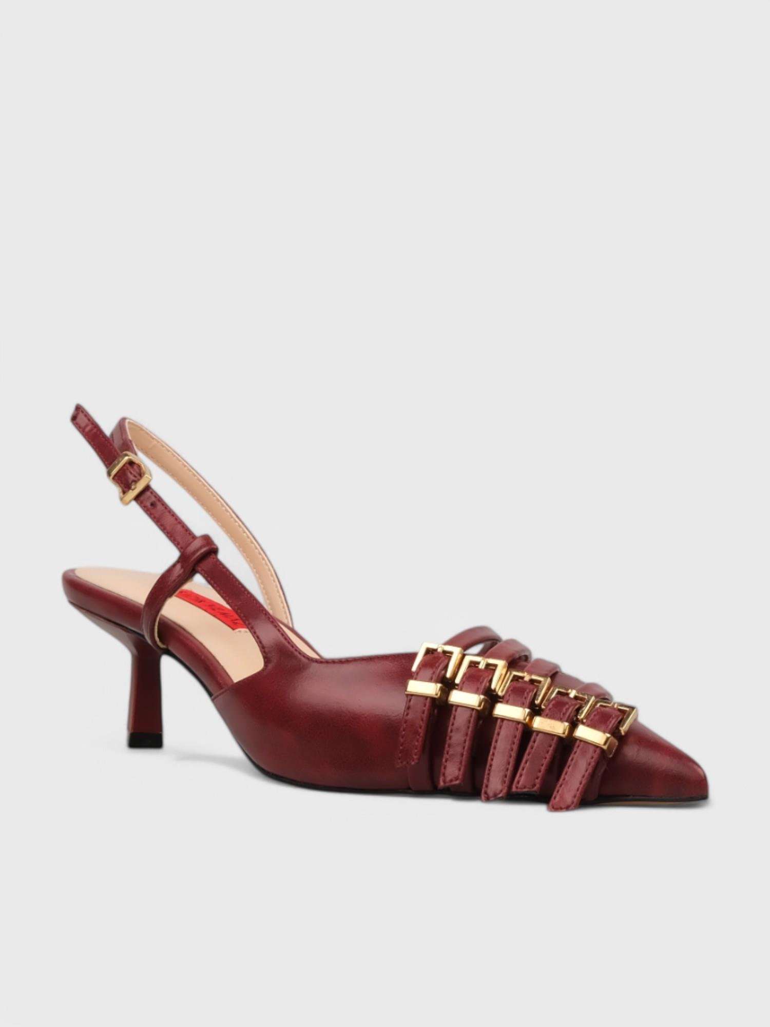 - Bordo Dumanlı Kırışık