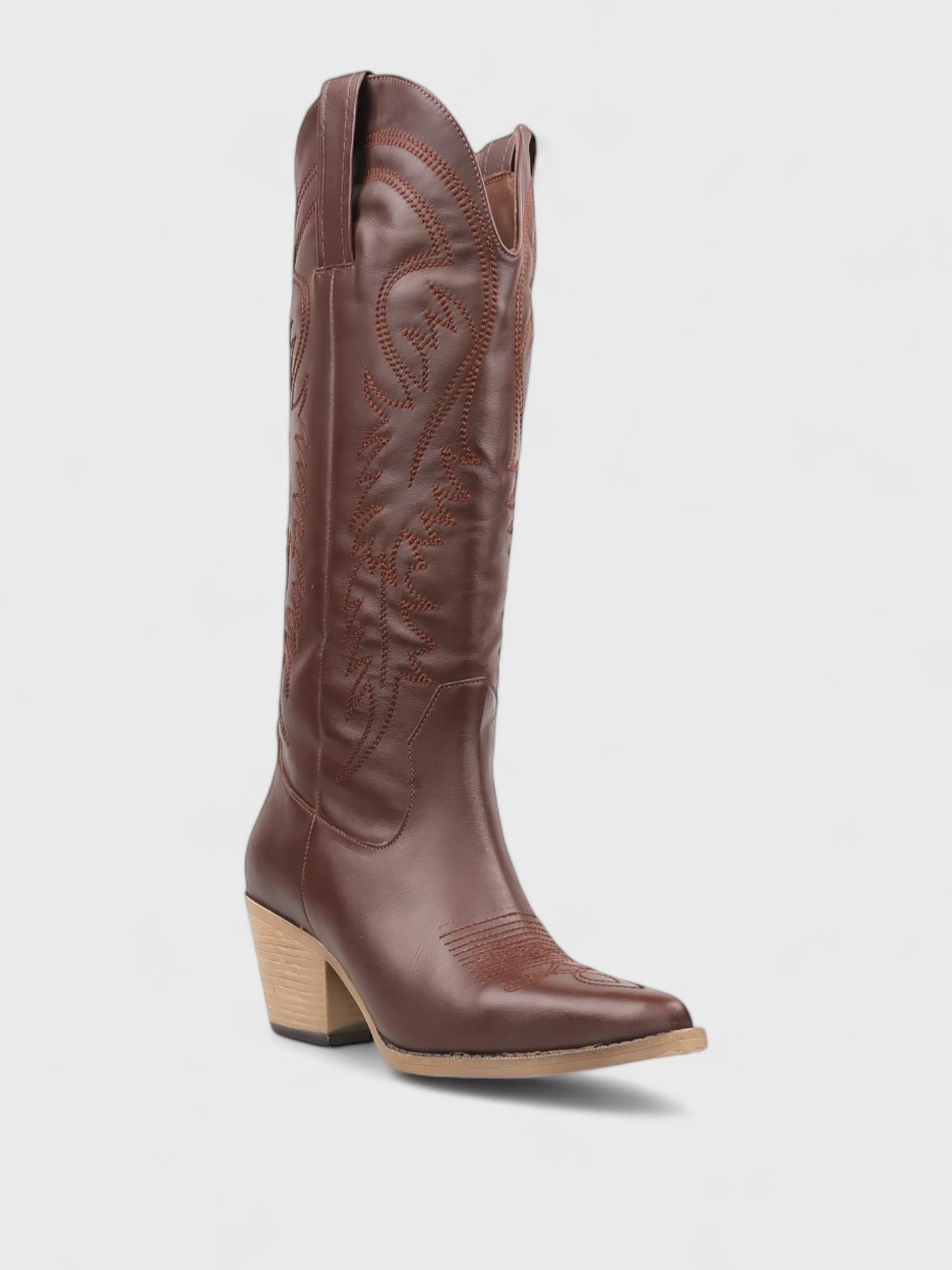 8605 Kadın Topuklu Çizme