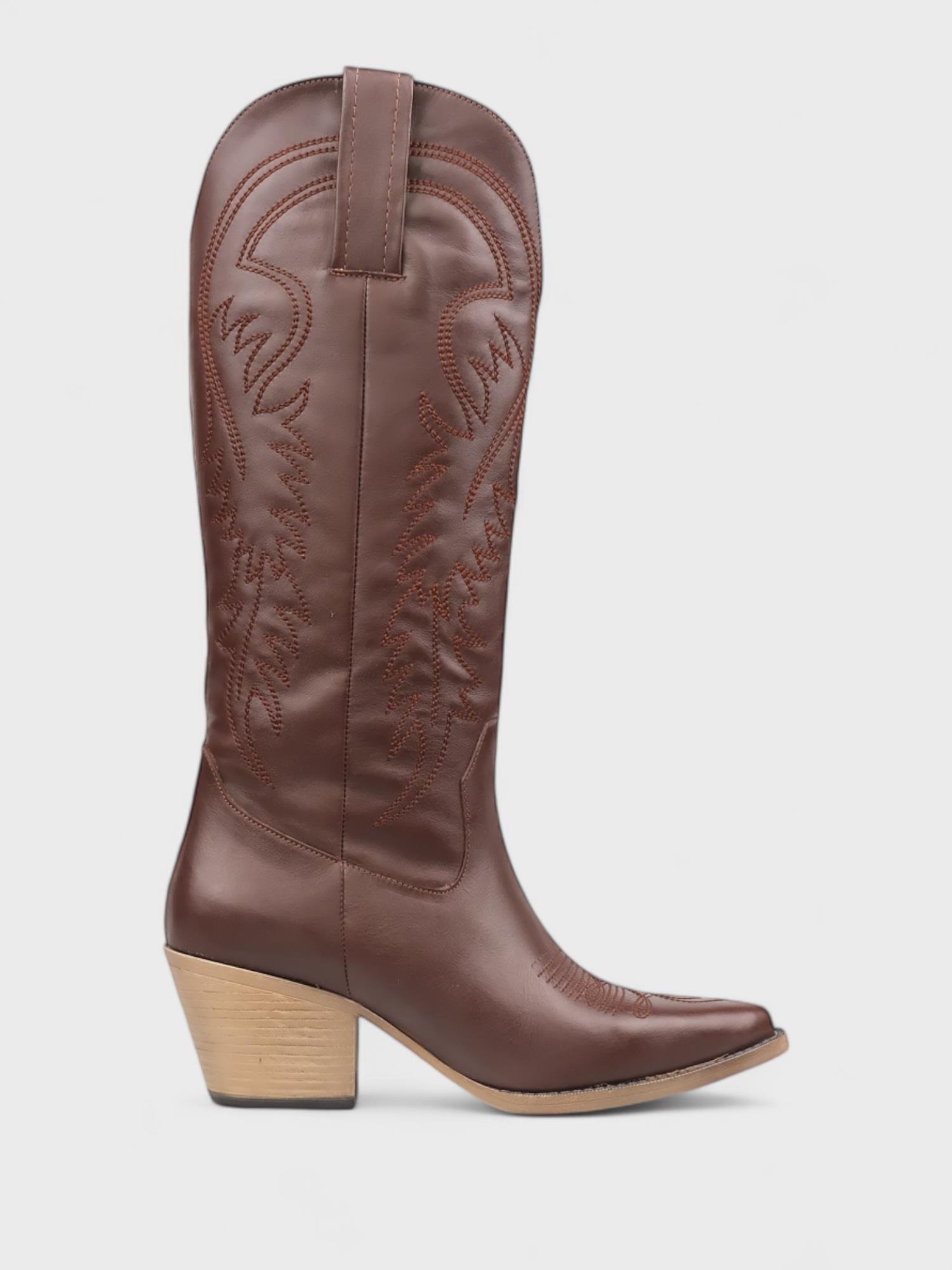 8605 Kadın Topuklu Çizme