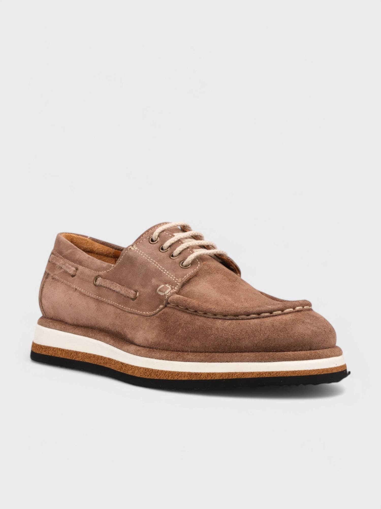 Erkek Günlük Ayakkabı - Yazlık (146 9901-24) - Vizon Süet