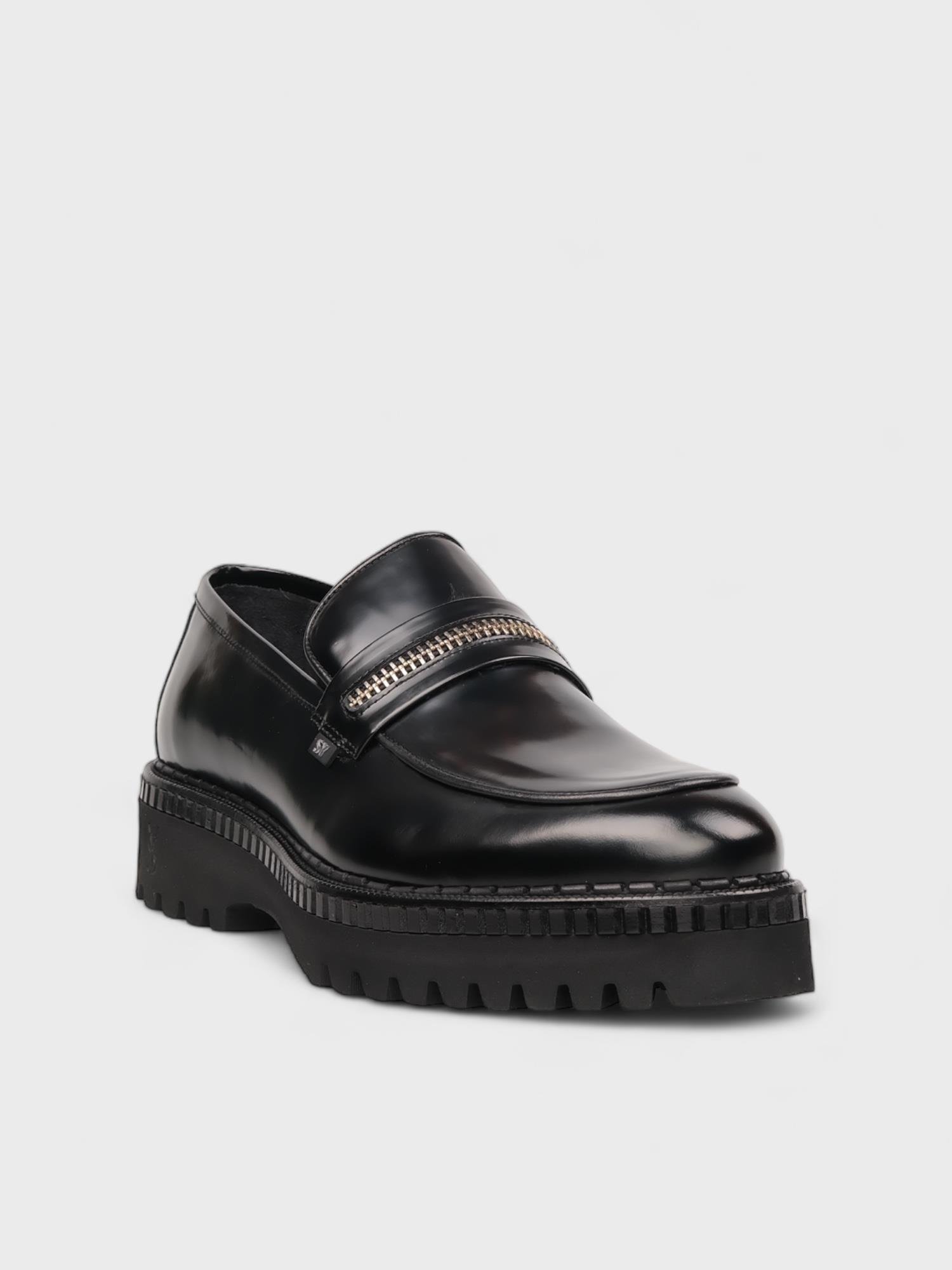 Erkek Siyah Acma Eva Taban Günlük Ayakkabı