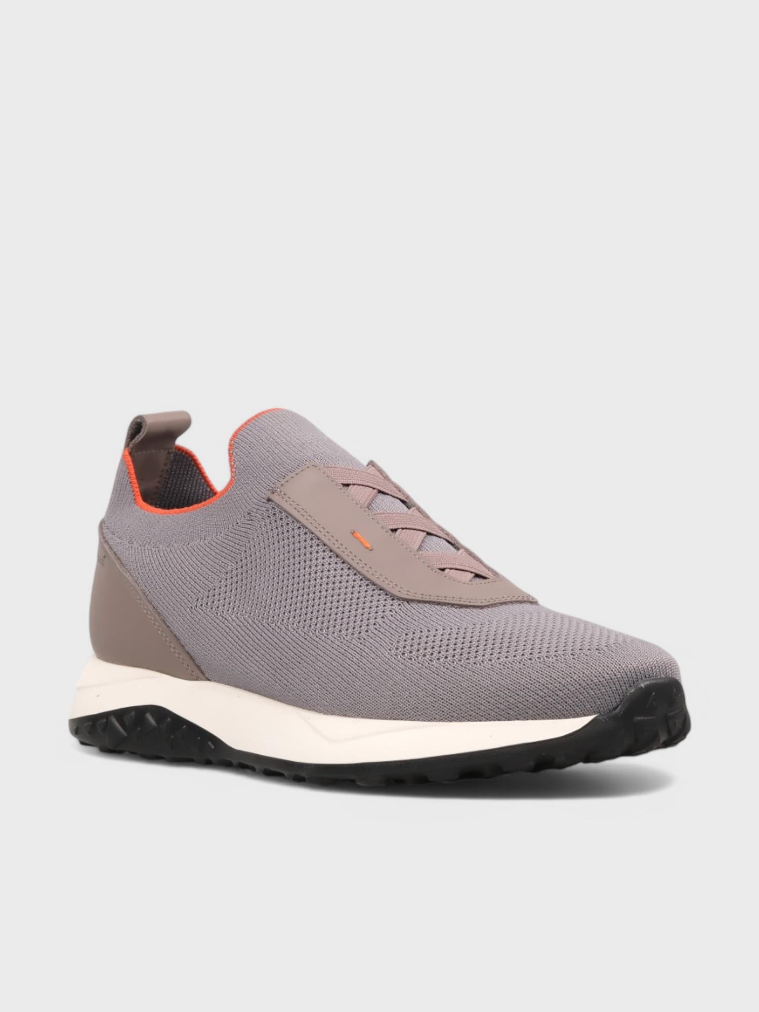 Erkek Spor Ayakkabı - Yazlık (109 43) - Gri Tekstil