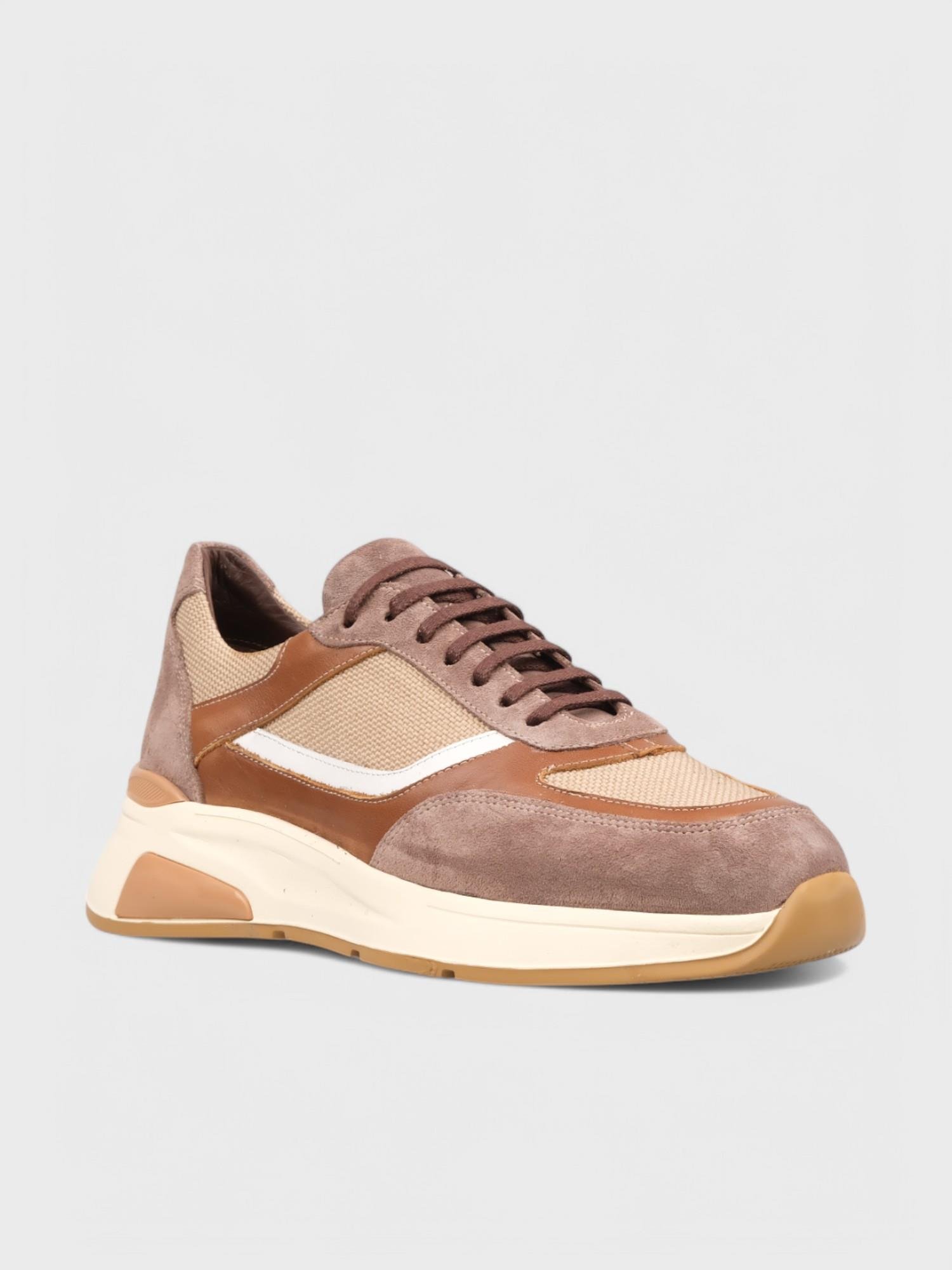 Erkek Spor Ayakkabı - Yazlık (189 61156) - Vizon Süet