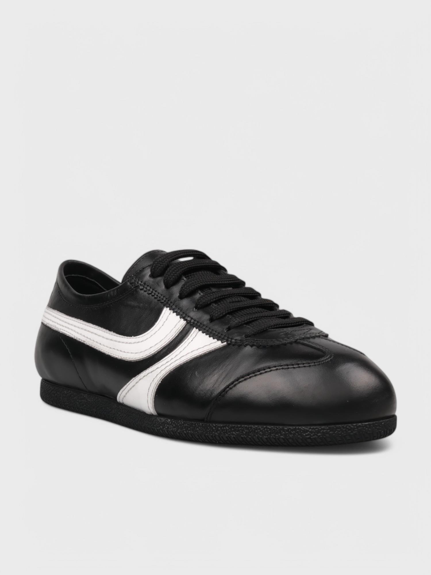 Erkek Spor Ayakkabı - Yazlık (203 2805) - Siyah-beyaz