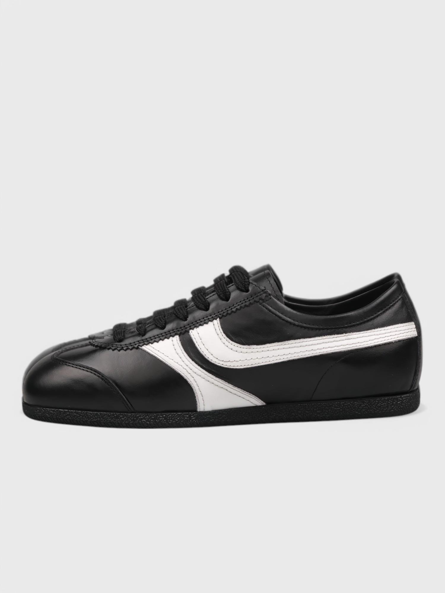 Erkek Spor Ayakkabı - Yazlık (203 2805) - Siyah-beyaz