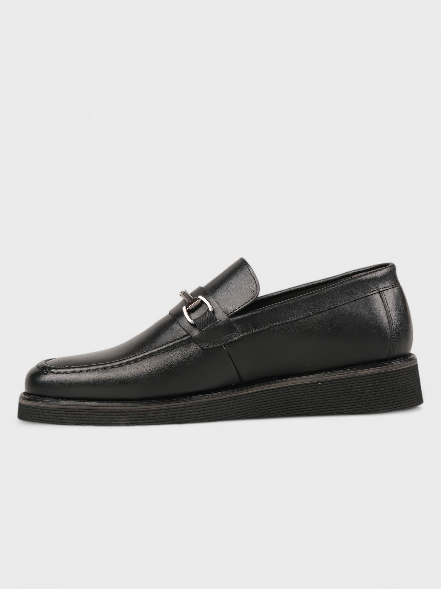 Erkek Yazlık 3cm Tabanlı Klasik Ayakkabı - 105 3186 - Siyah