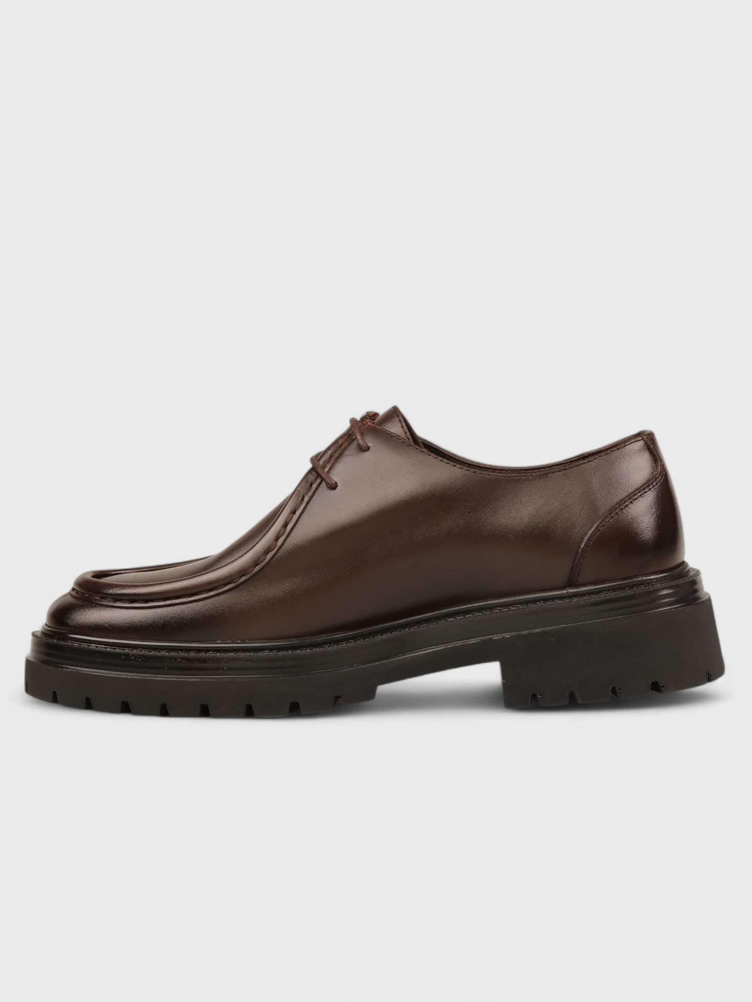 Erkek Yazlık 4cm Tabanlı Günlük Ayakkabı - 112 22519 - Kahverengi