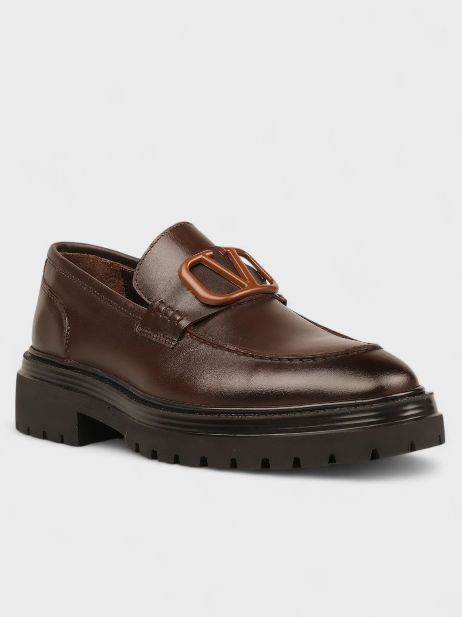 Erkek Yazlık 4cm Tabanlı Günlük Ayakkabı - 112 1610-26 - Kahverengi