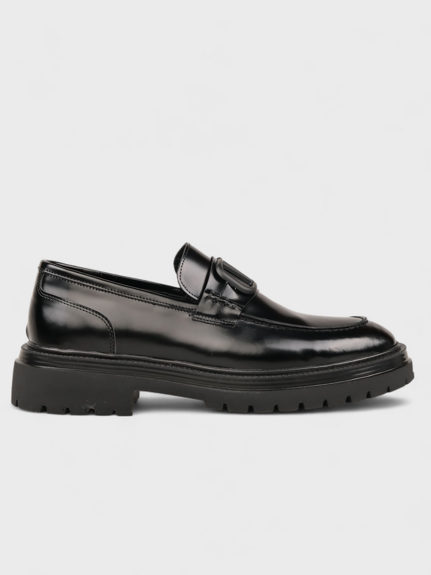 Erkek Yazlık 4cm Tabanlı Günlük Ayakkabı - 112 1610-26 - Siyah Açma