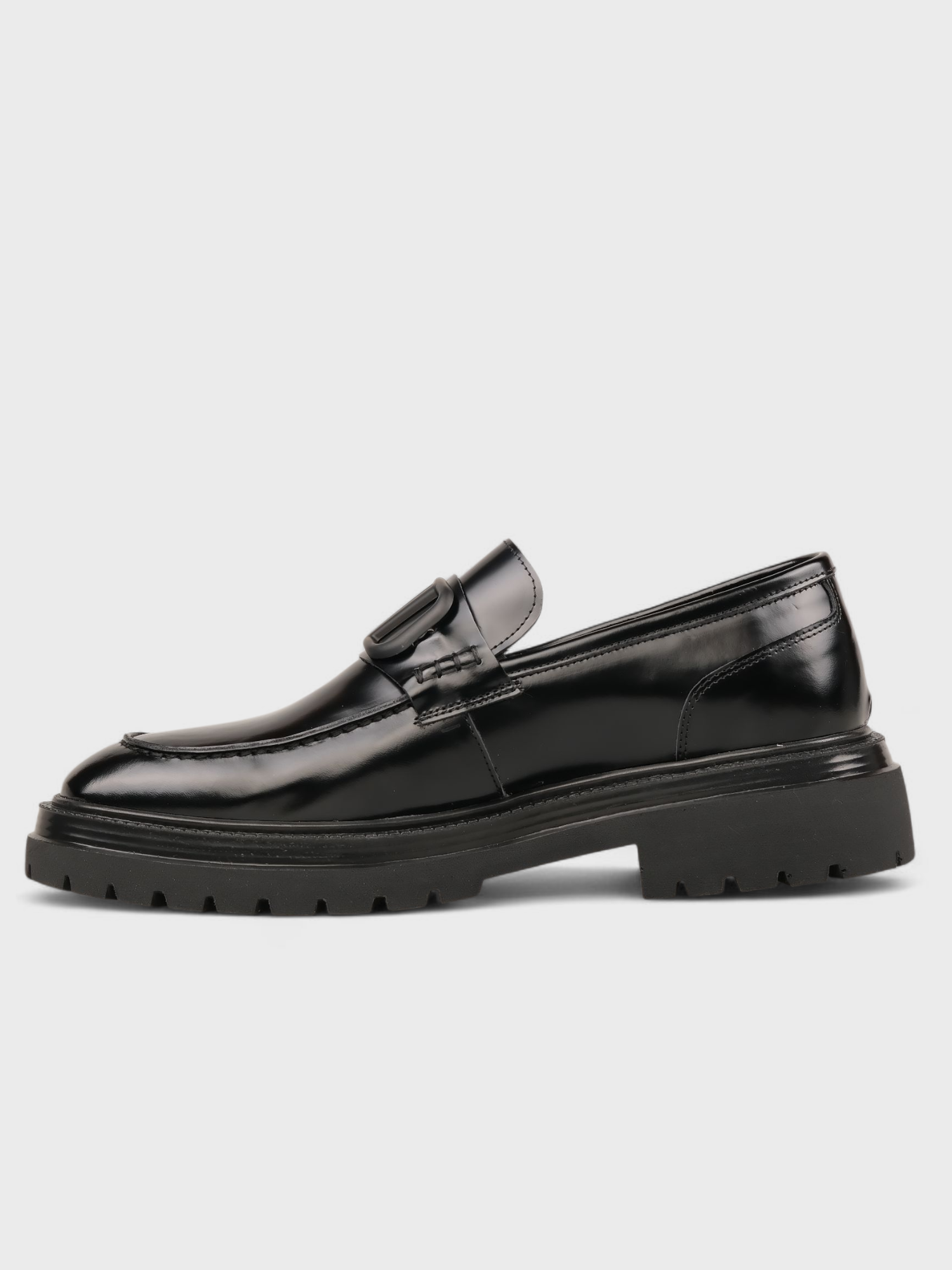 Erkek Yazlık 4cm Tabanlı Günlük Ayakkabı - 112 1610-26 - Siyah Açma