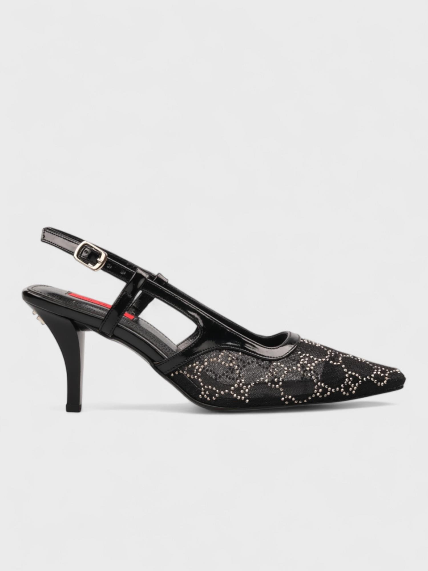 Kadın Açık Topuklu - Yazlık (220 2870) - Siyah File