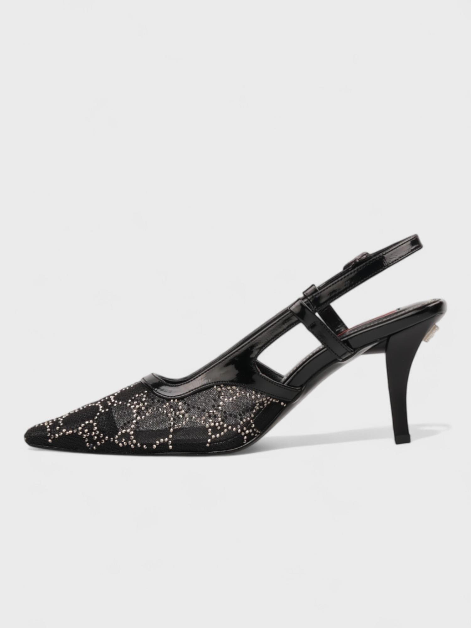 Kadın Açık Topuklu - Yazlık (220 2870) - Siyah File