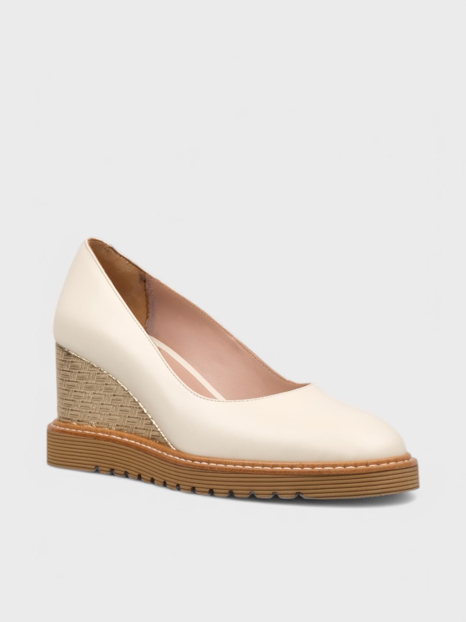 Kadın Kapalı Topuklu - Yazlık (187 0414) - Bej