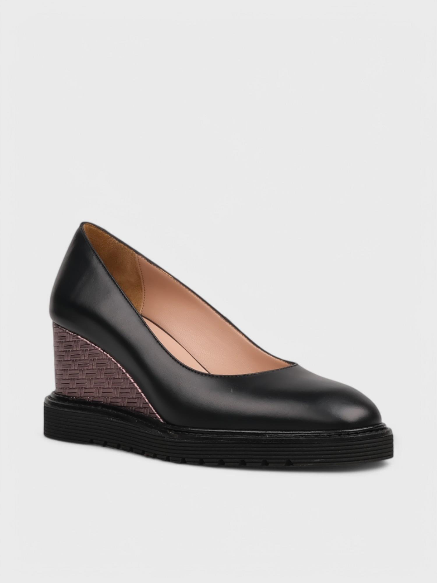 Kadın Kapalı Topuklu - Yazlık (187 0414) - Siyah