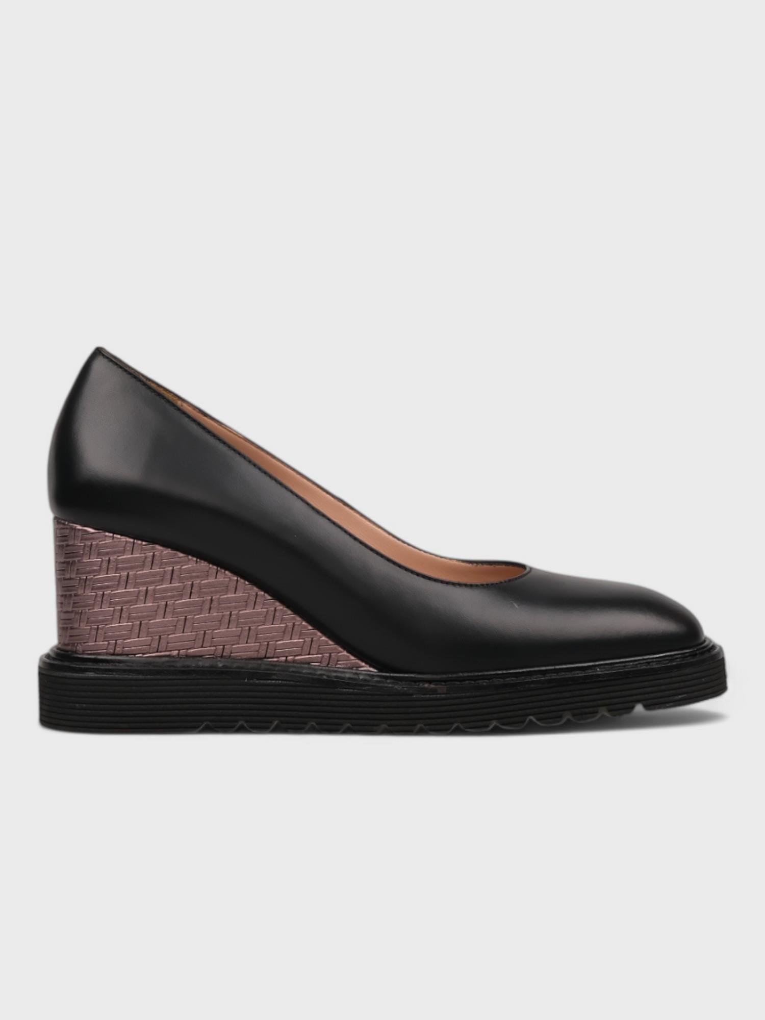 Kadın Kapalı Topuklu - Yazlık (187 0414) - Siyah