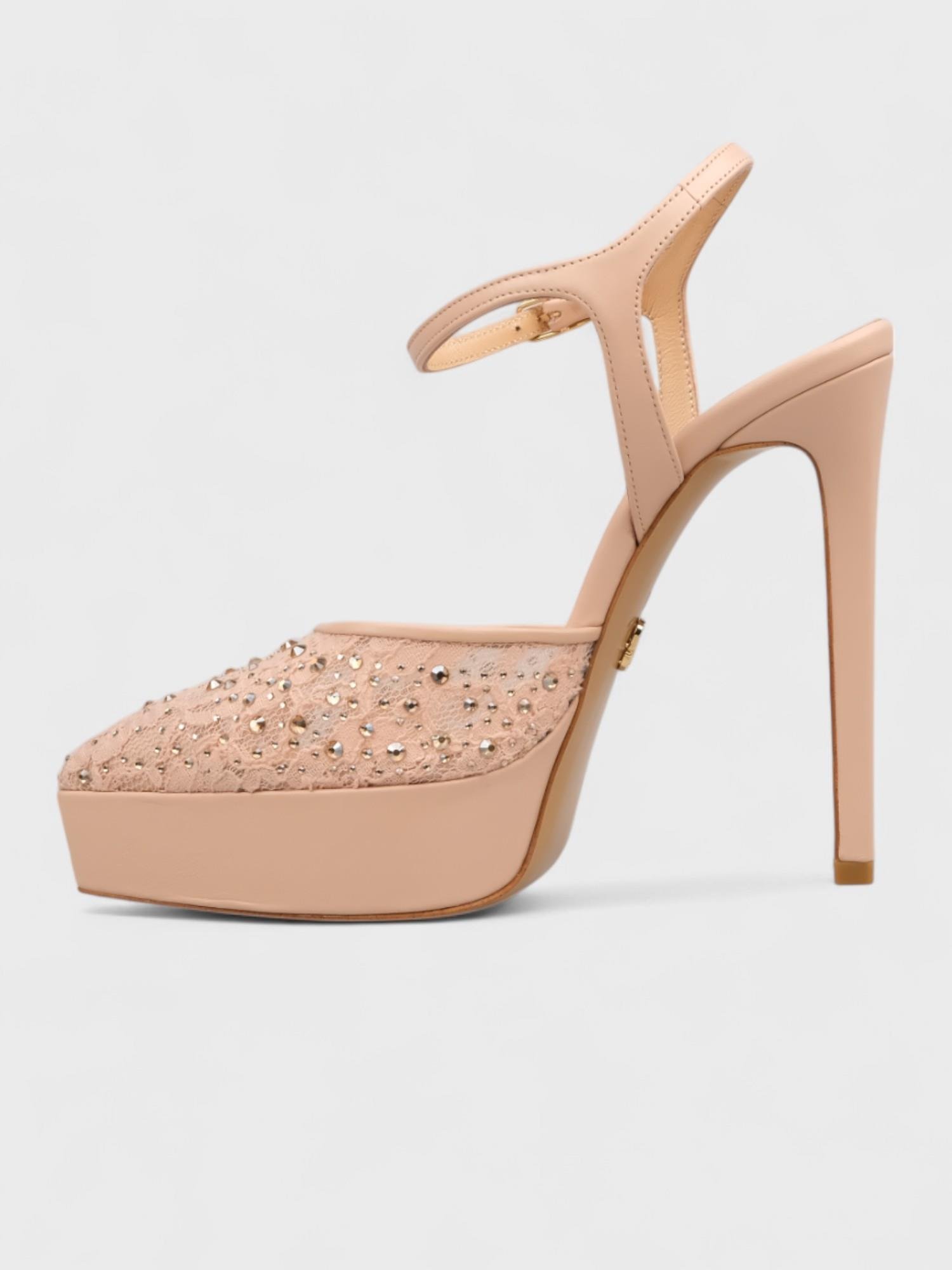 Kadın Kapalı Topuklu - Yazlık (214 28001) - Nude File