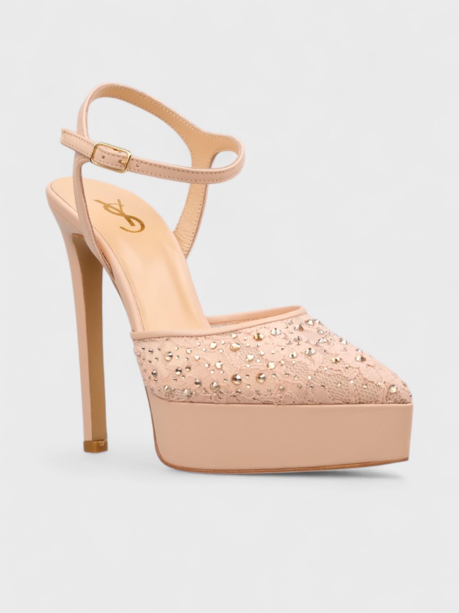 Kadın Kapalı Topuklu - Yazlık (214 28001) - Nude File