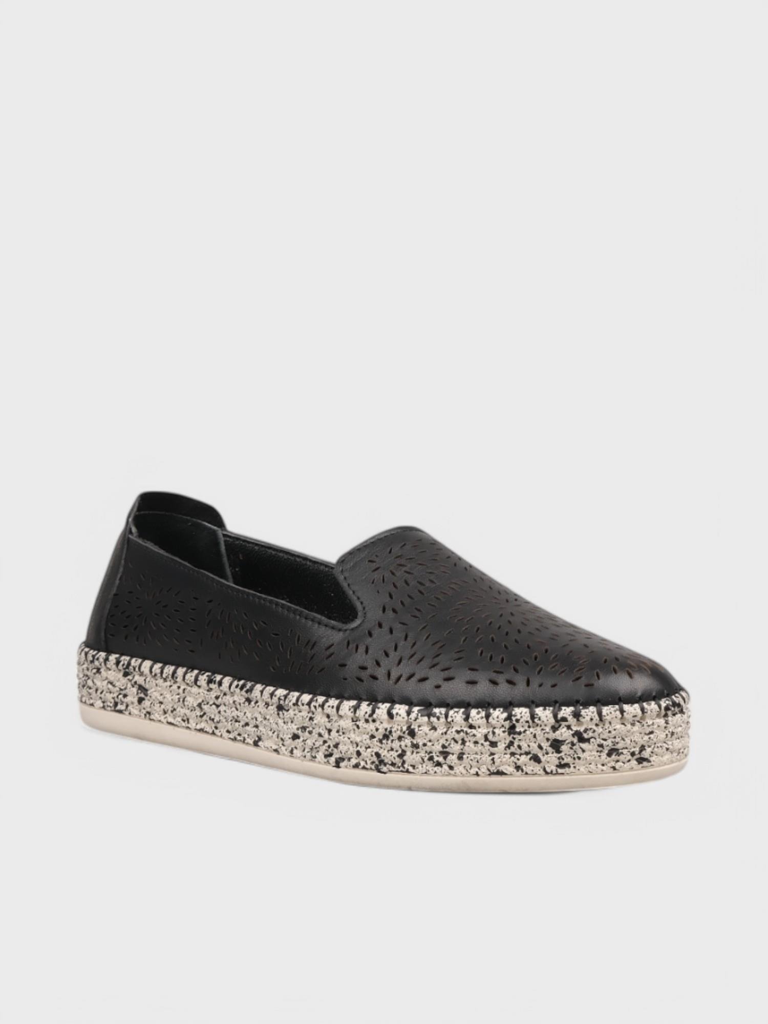 Kadın Loafer - Yazlık (575 200-1) - Siyah