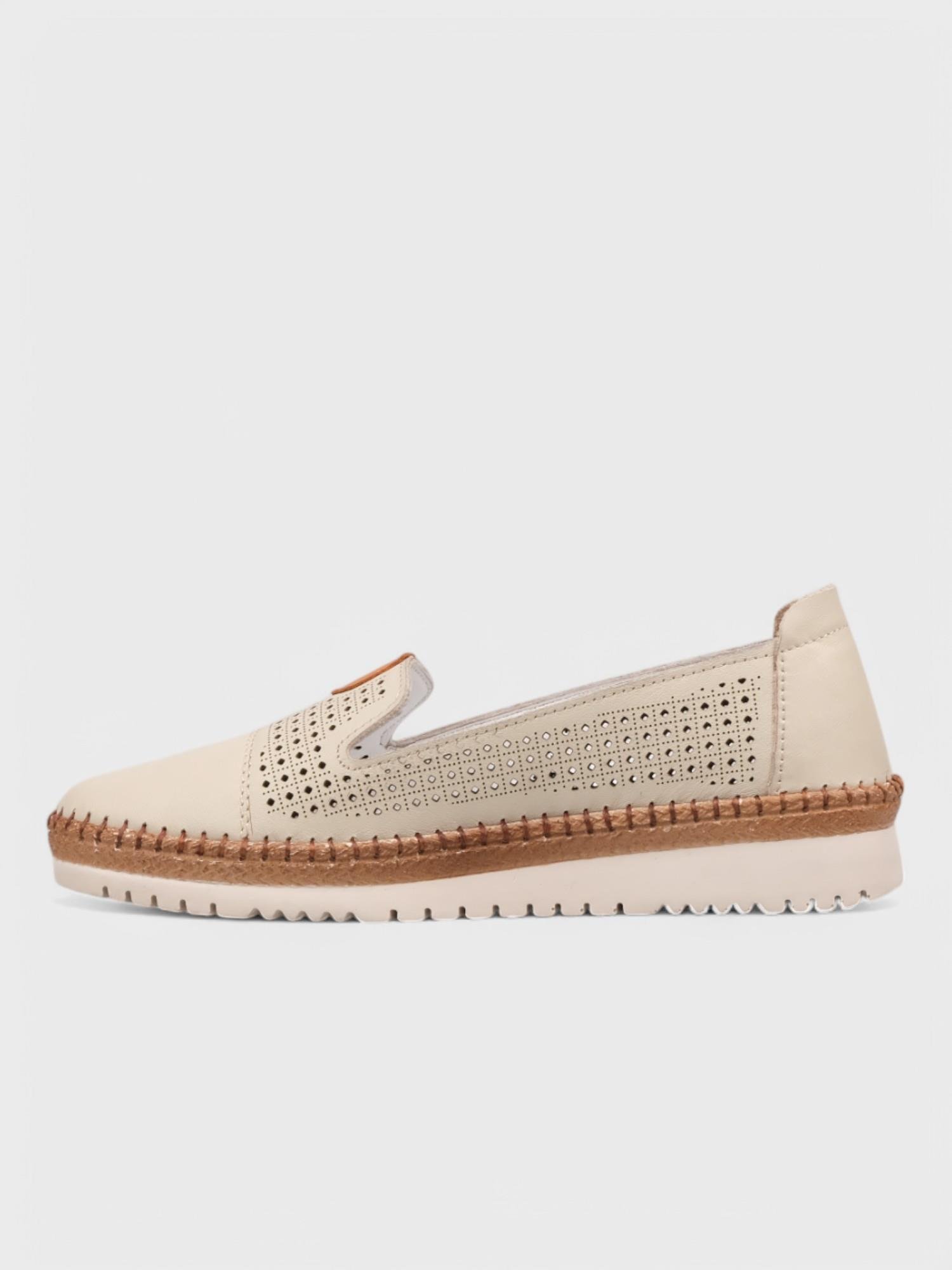Kadın Loafer - Yazlık (575 500-1) - Bej