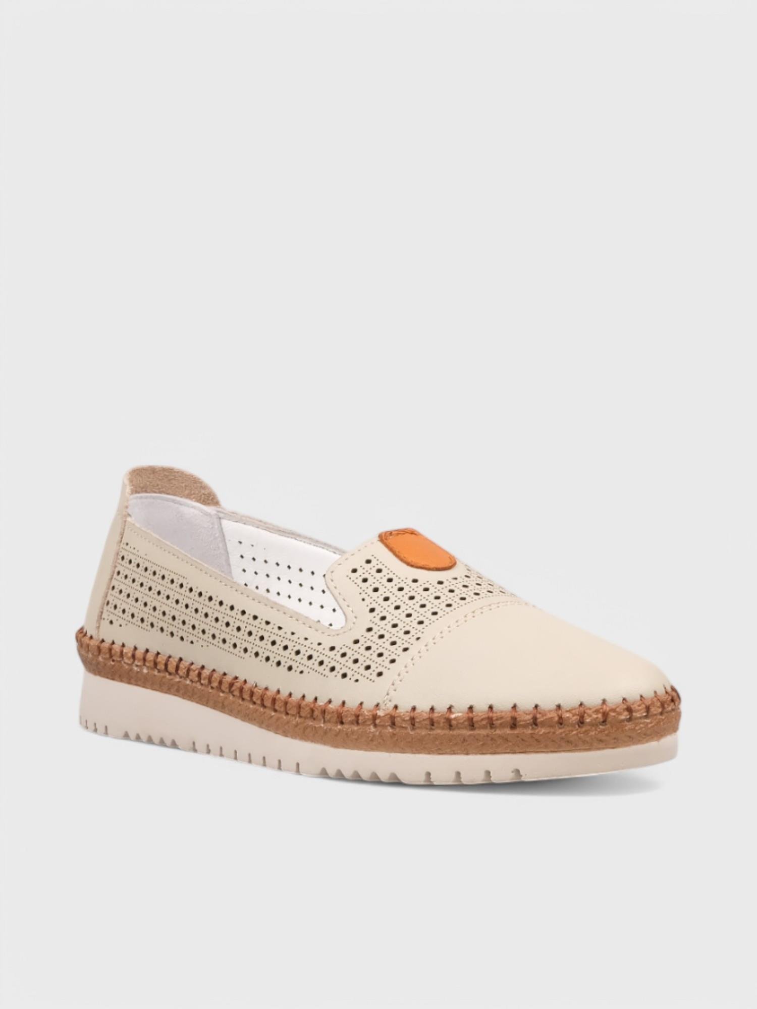 Kadın Loafer - Yazlık (575 500-1) - Bej