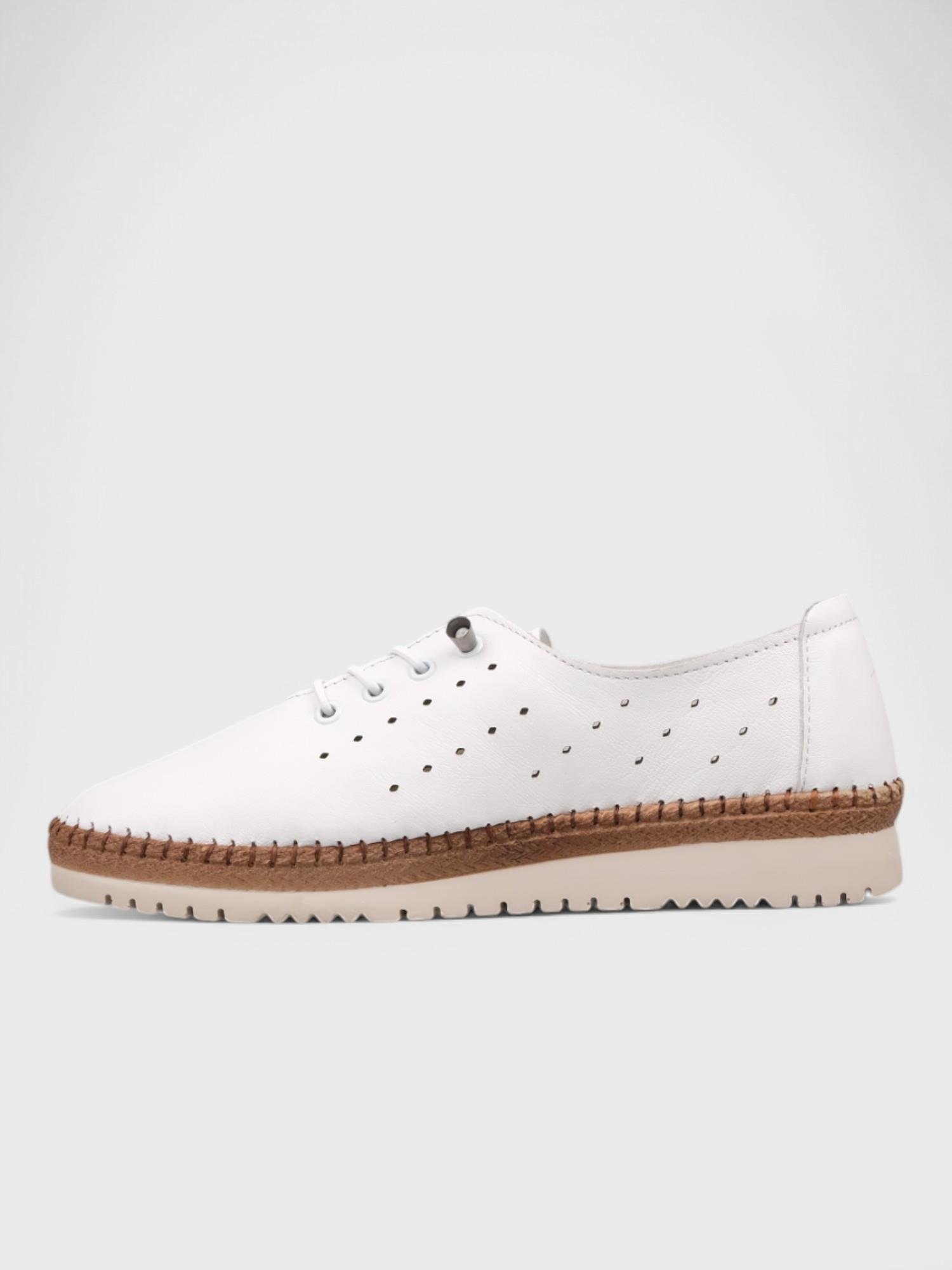 Kadın Loafer - Yazlık (575 508-1) - Beyaz