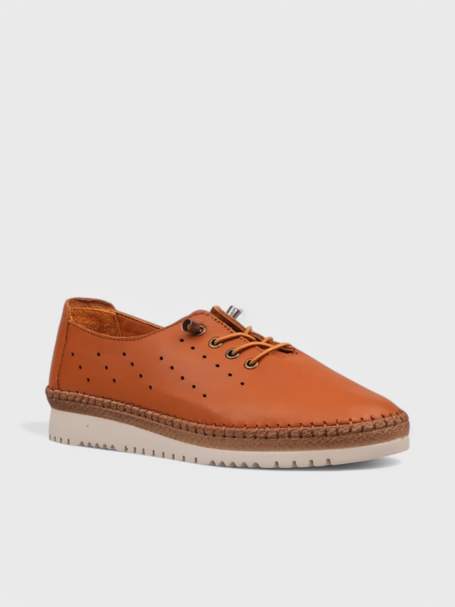 Kadın Loafer - Yazlık (575 508-1) - Taba