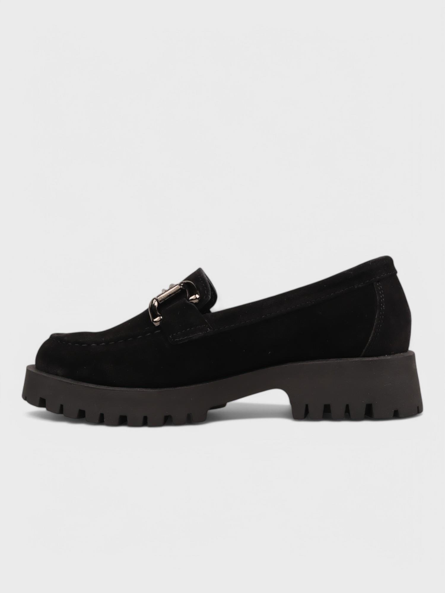 Kadın Makosen - Yazlık (495 2862) - Siyah Süet