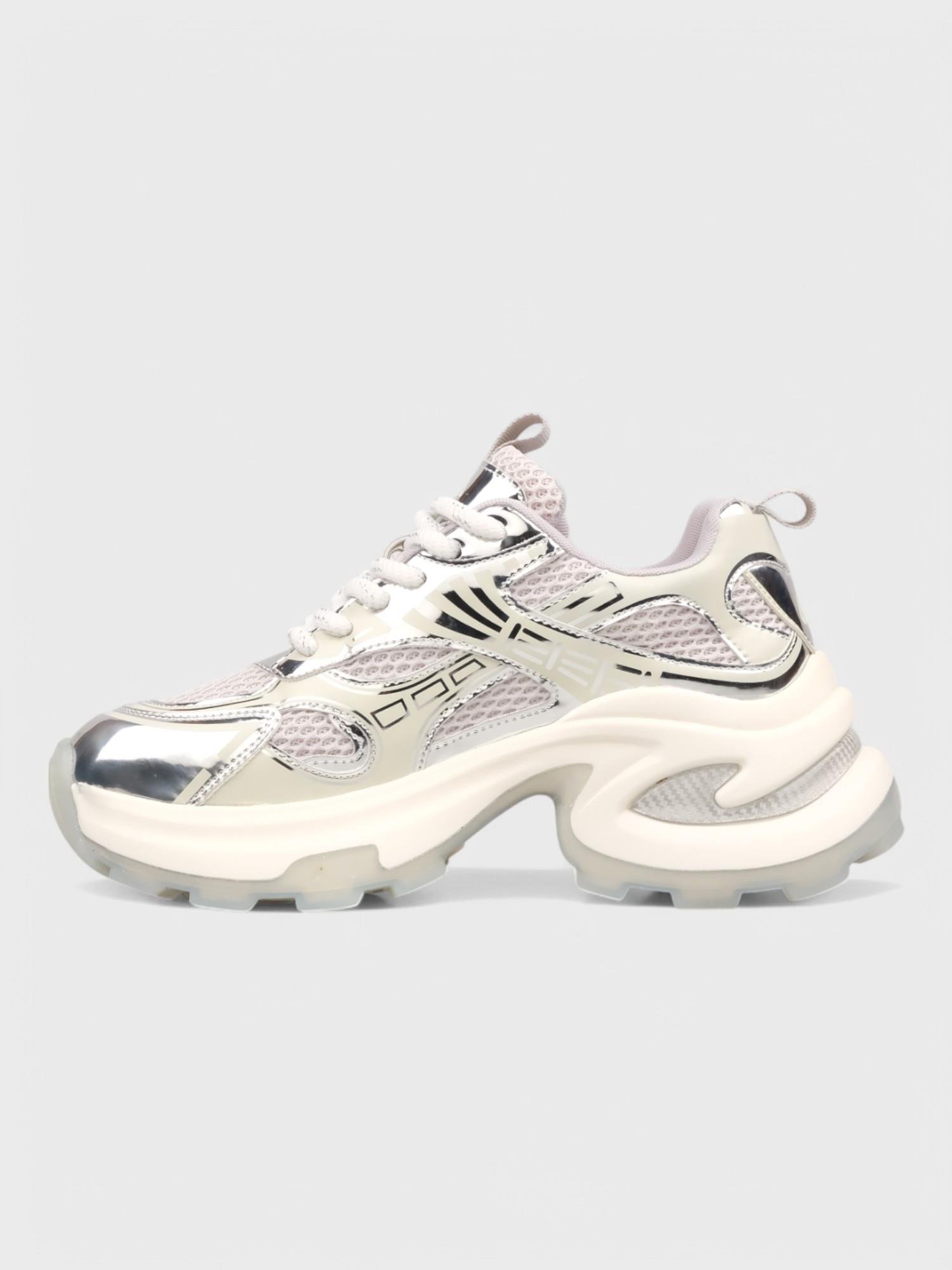 Kadın Spor Ayakkabı - Yazlık (553 477) - Gümüş