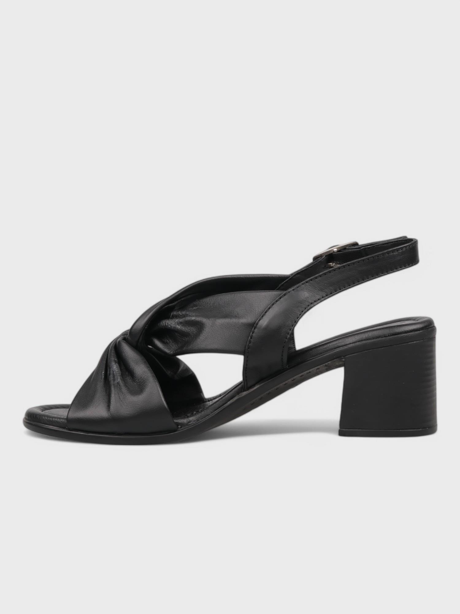 Kadın Topuklu Sandalet - Yazlık (575 15-01) - Siyah