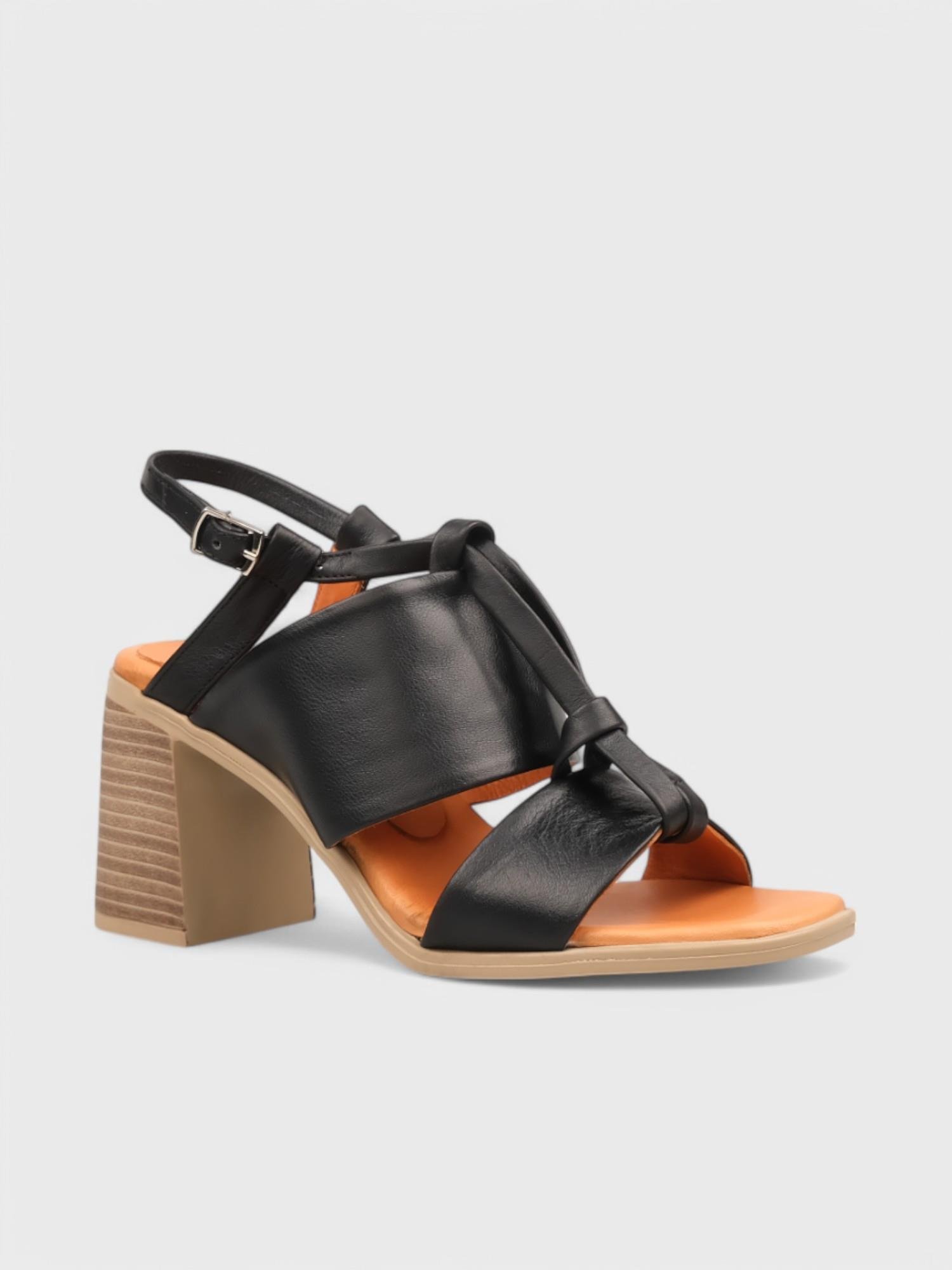 Kadın Topuklu Sandalet - Yazlık (575 234) - Siyah