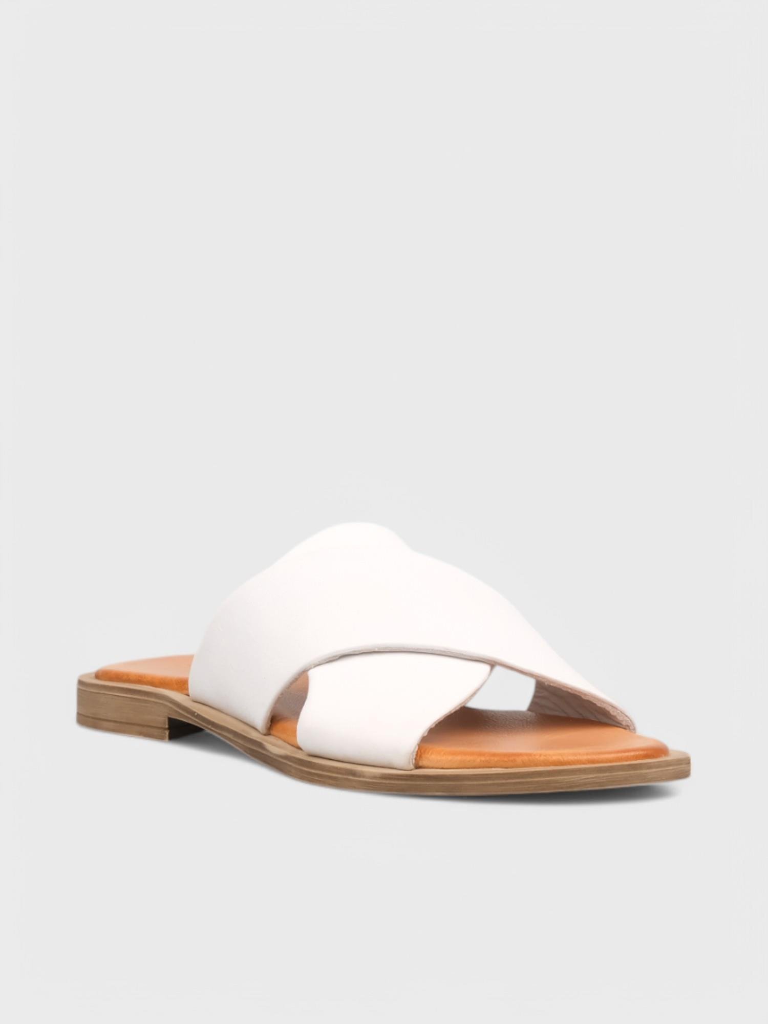 Kadın Topuklu Sandalet - Yazlık (575 275) - Beyaz