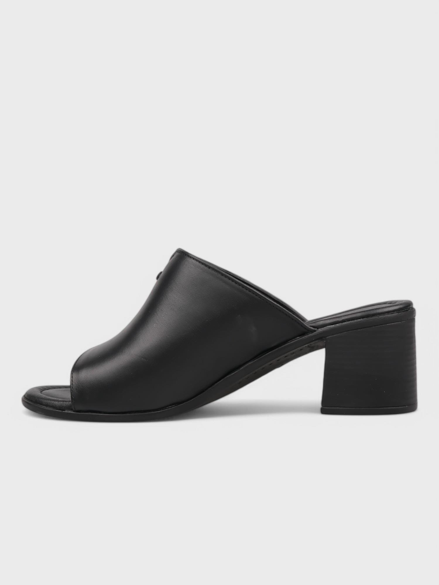 Kadın Topuklu Terlik - Yazlık (575 15-13) - Siyah