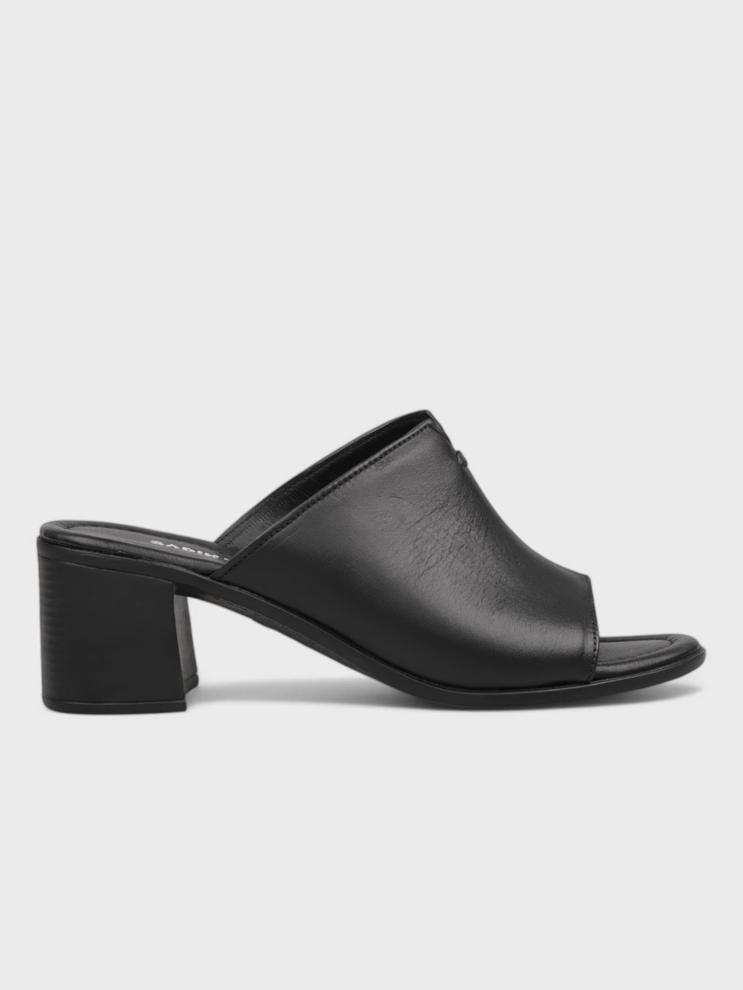 Kadın Topuklu Terlik - Yazlık (575 15-13) - Siyah