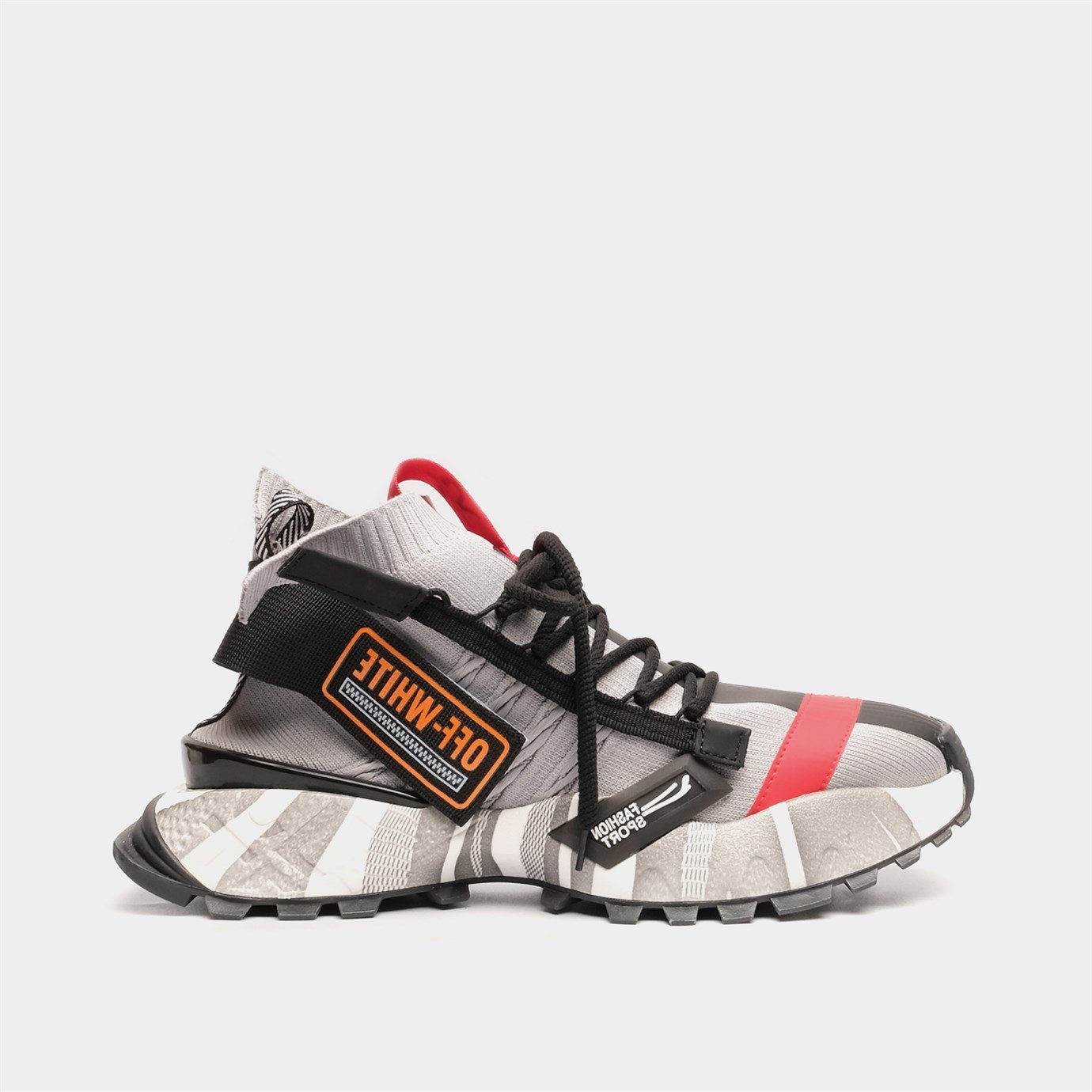Off-White Gri Erkek Sneaker - Sadık Yılmaz