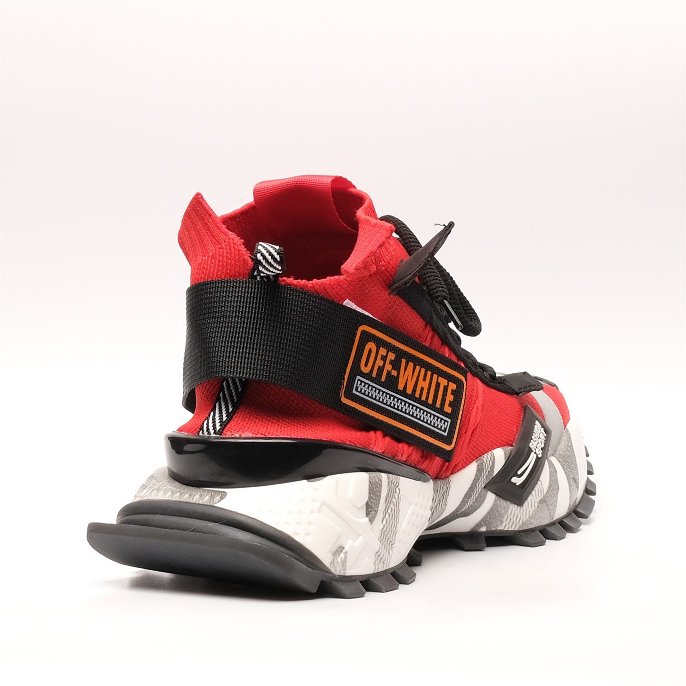 Off-White 赤チェック＆スニーカー Off-White Kırmızı Erkek Sneaker - Sadık Yılmaz